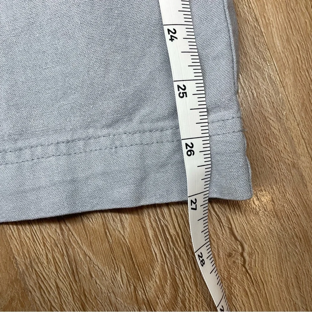 Sincerely Jules Gray Linen Blend Cargo Pants Size Large - Picture 9 of 9